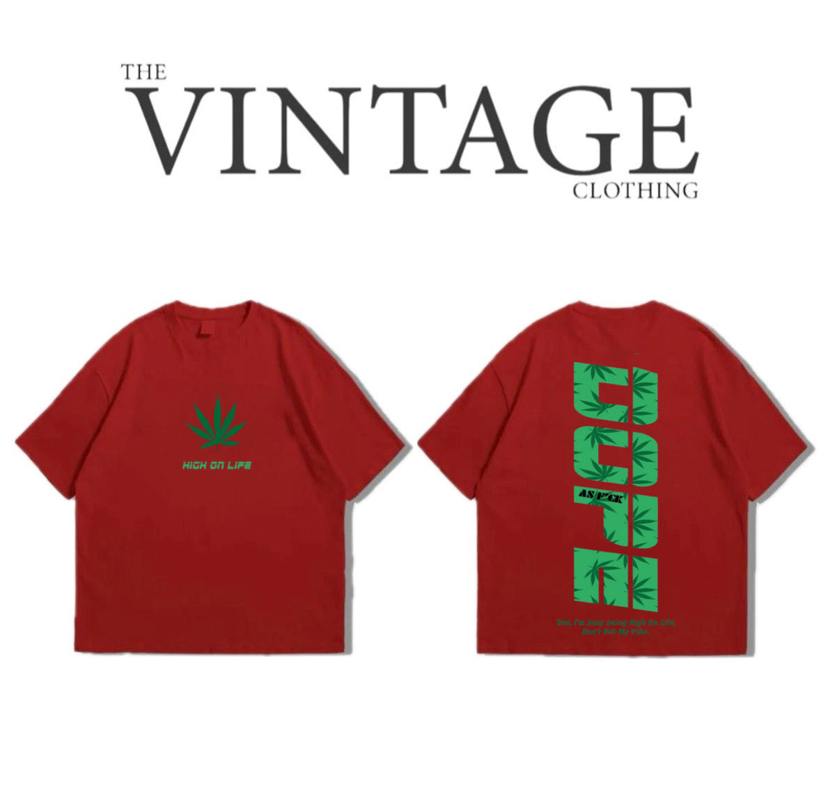 Dope Oversized Dropshoulder Tee - DTF Printed Tshirt for Men and Women