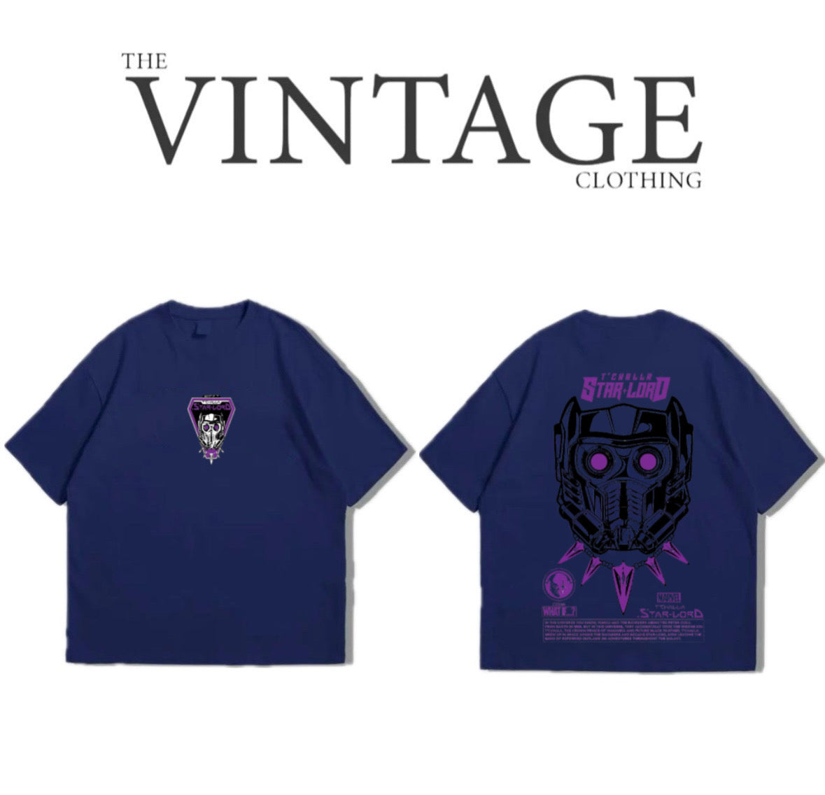 Starlord Oversized Dropshoulder Tee - DTF Printed Tshirt for Men and Women