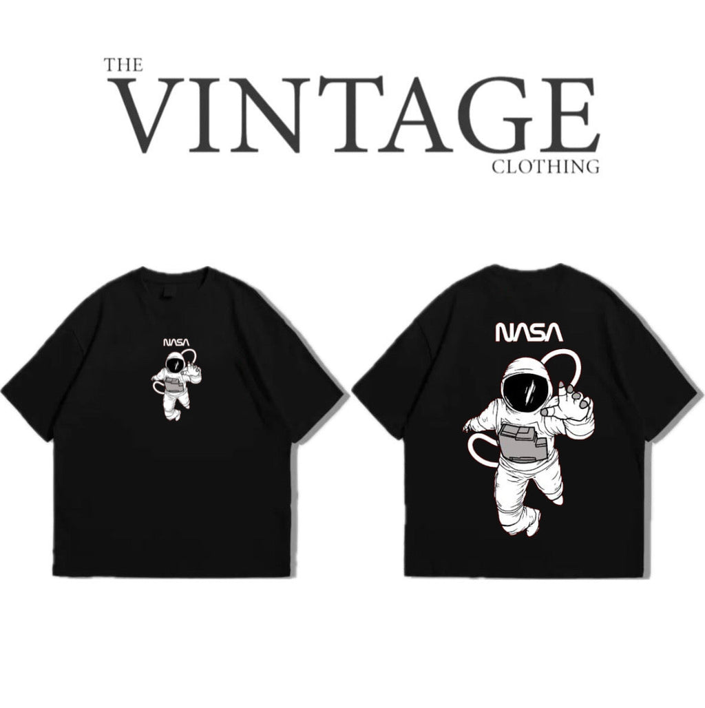 Nasa Oversized Dropshoulder Tee - DTF Printed Tshirt for Men and Women