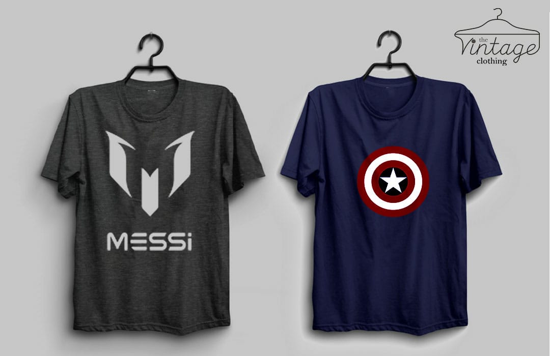 Pack of 2 Printed T-Shirt