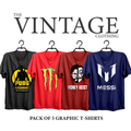 Pack of 4 Printed T-Shirt