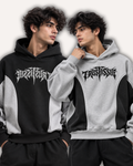 Pack of 2 Oversized Streetwear Graphic Hoodies