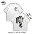 Hfavfnly Oversized Dropshoulder Tee - DTF Printed Tshirt for Men and Women
