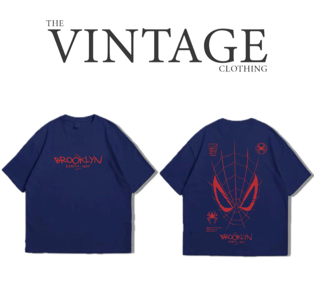 Brooklyn Oversized Dropshoulder Tee - DTF Printed Tshirt for Men and Women