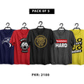 Pack of 5 Printed T-Shirt