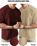 Pack of 2 – Waffle Knit Tees