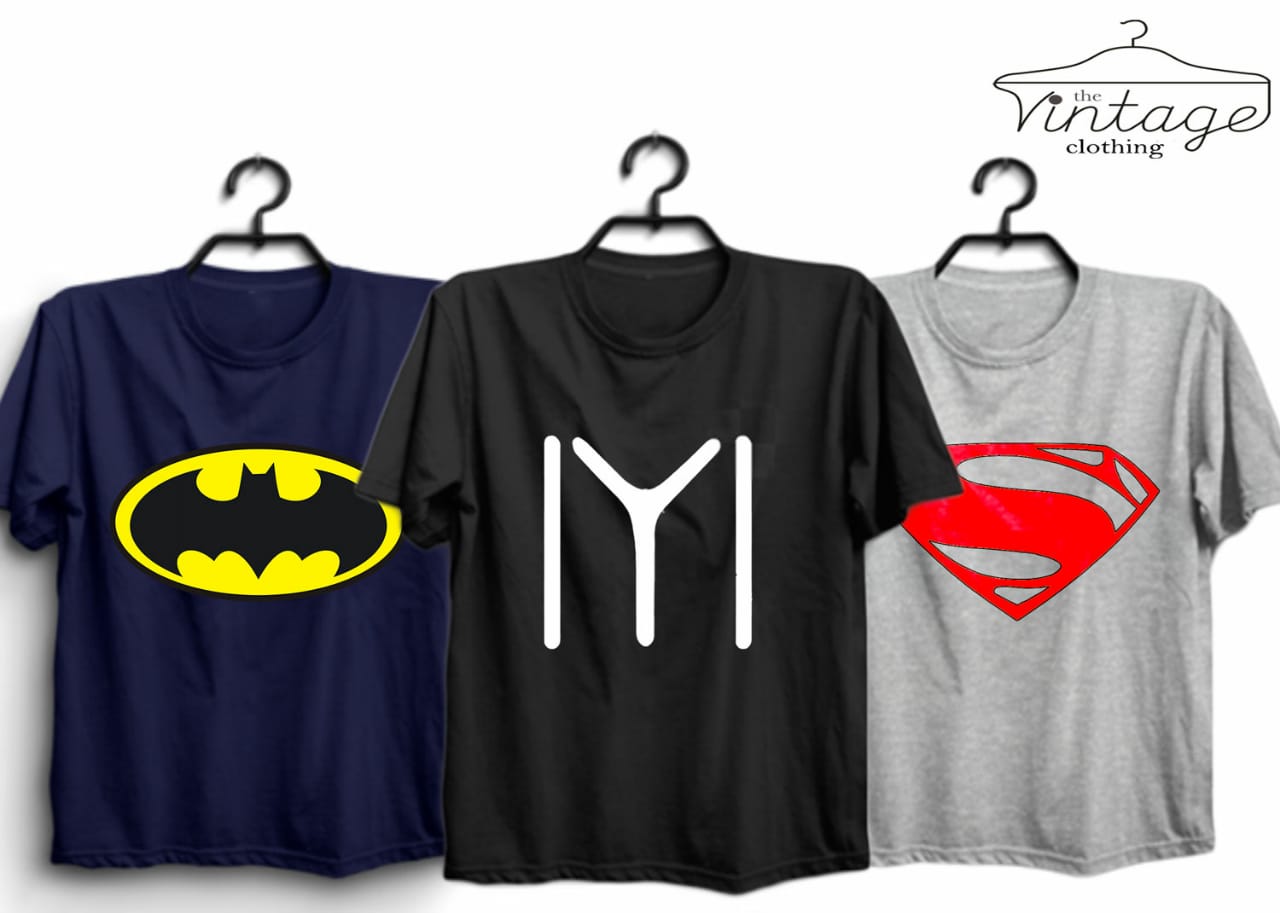 Pack of 3 Printed T-Shirt