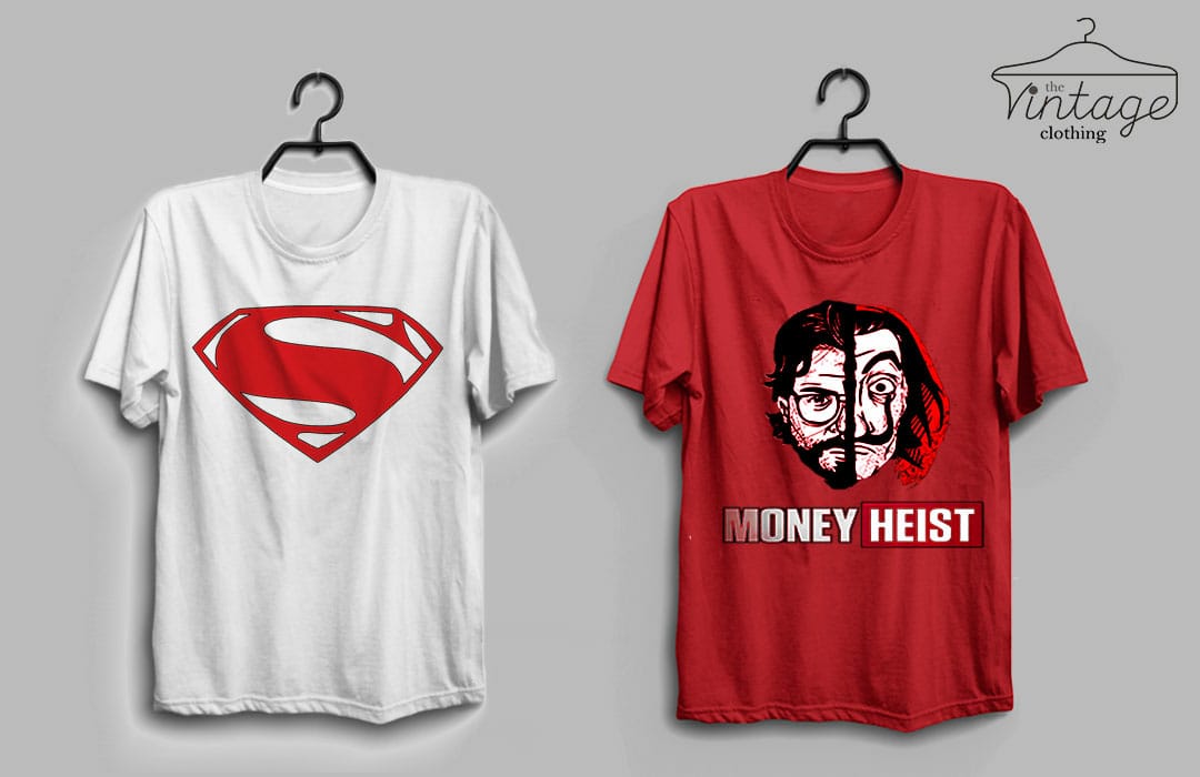 Pack of 2 Printed T-Shirt