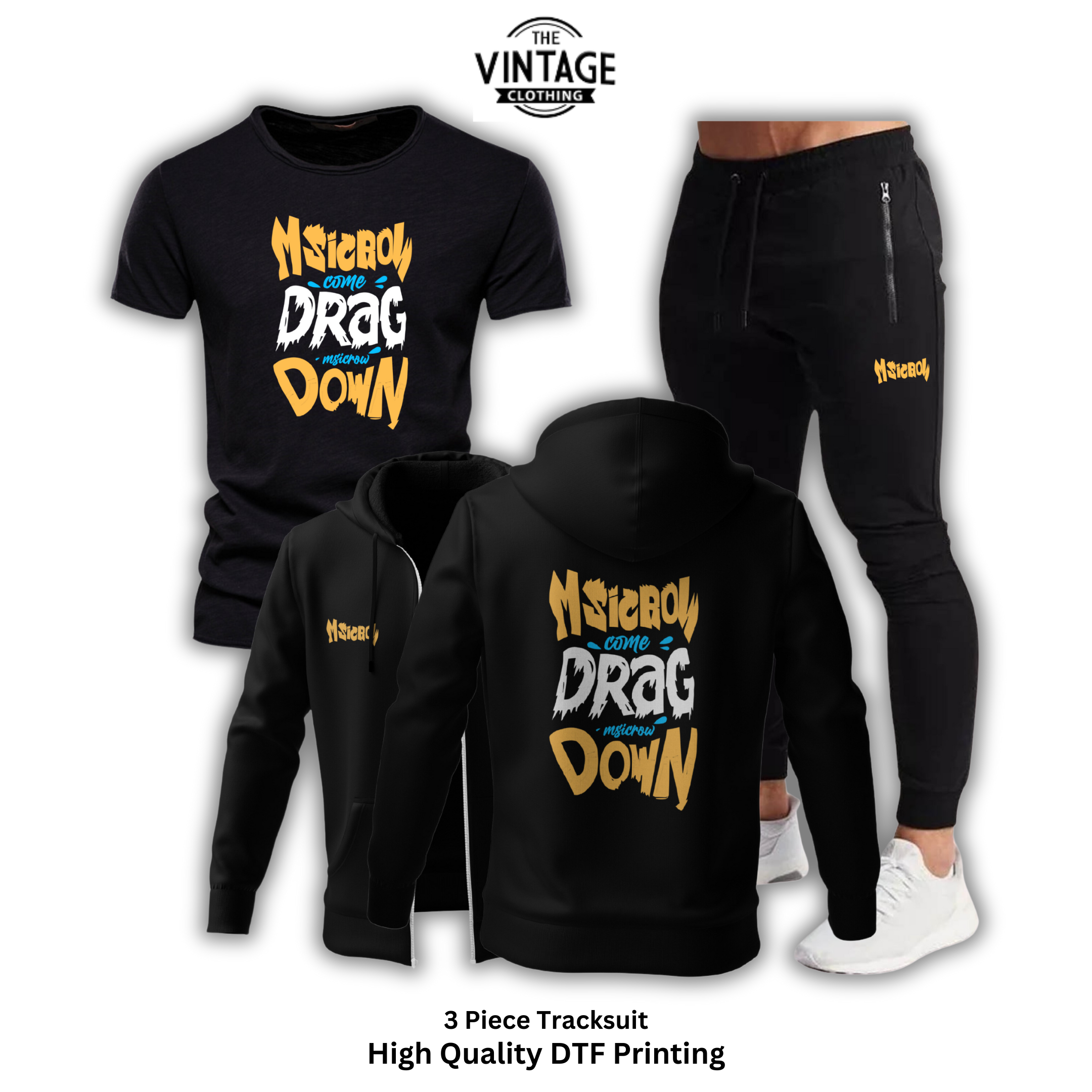 3pc Tracksuit DTF Prints