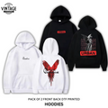 Pack of 2 DTF Printed Hoodies