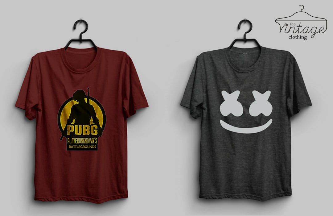 Pack of 2 Printed T-Shirts