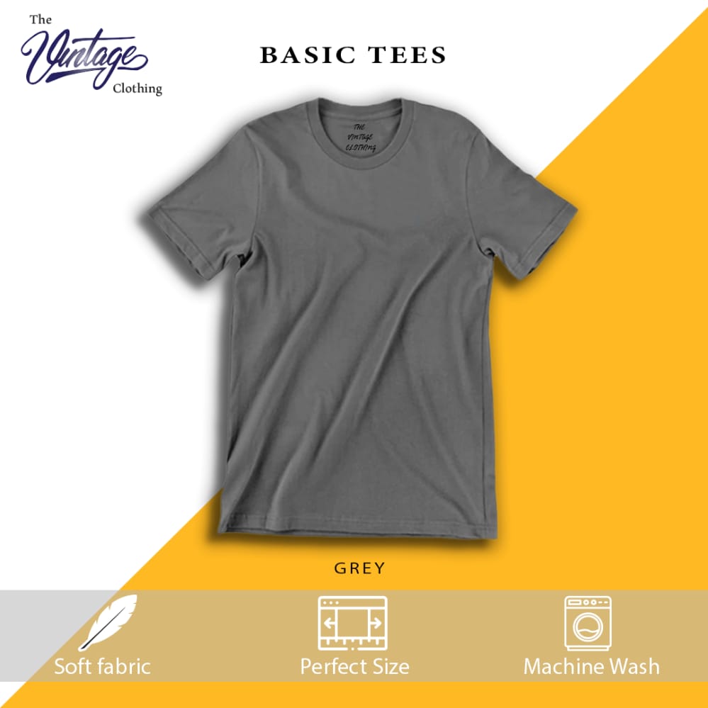 Pack of 5 round neck half sleeves T-shirts