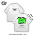 Introvert Oversized Dropshoulder Tee - DTF Printed Tshirt for Men and Women