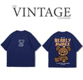 Bearly Awake Oversized Dropshoulder Tee - DTF Printed Tshirt For Men and Women