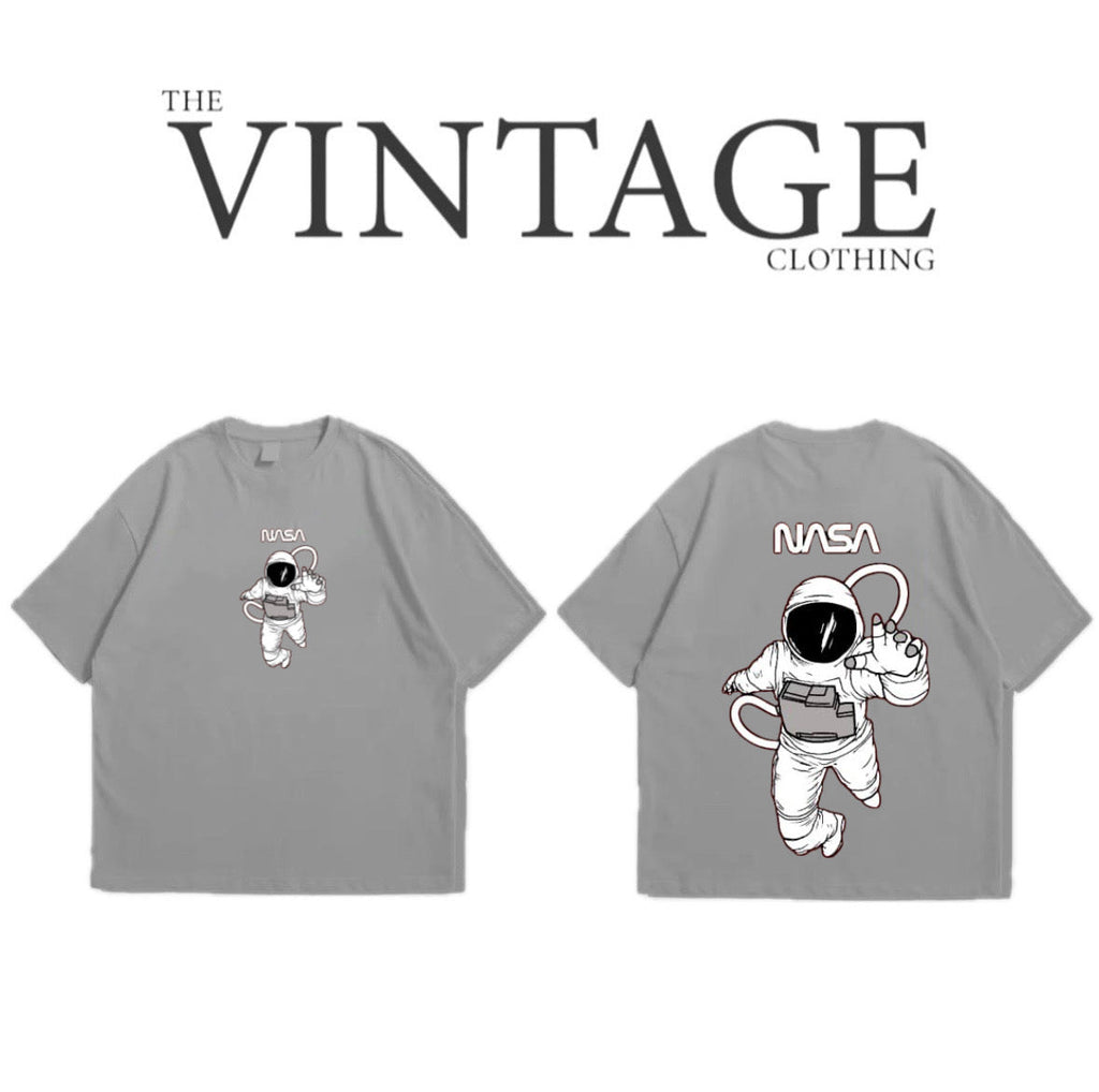 Nasa Oversized Dropshoulder Tee - DTF Printed Tshirt for Men and Women