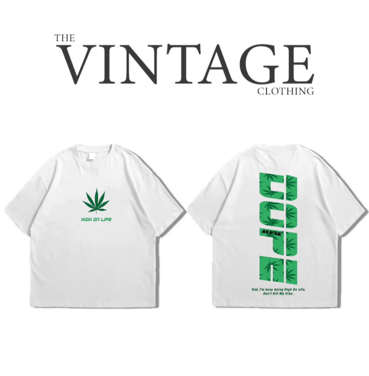 Dope Oversized Dropshoulder Tee - DTF Printed Tshirt for Men and Women