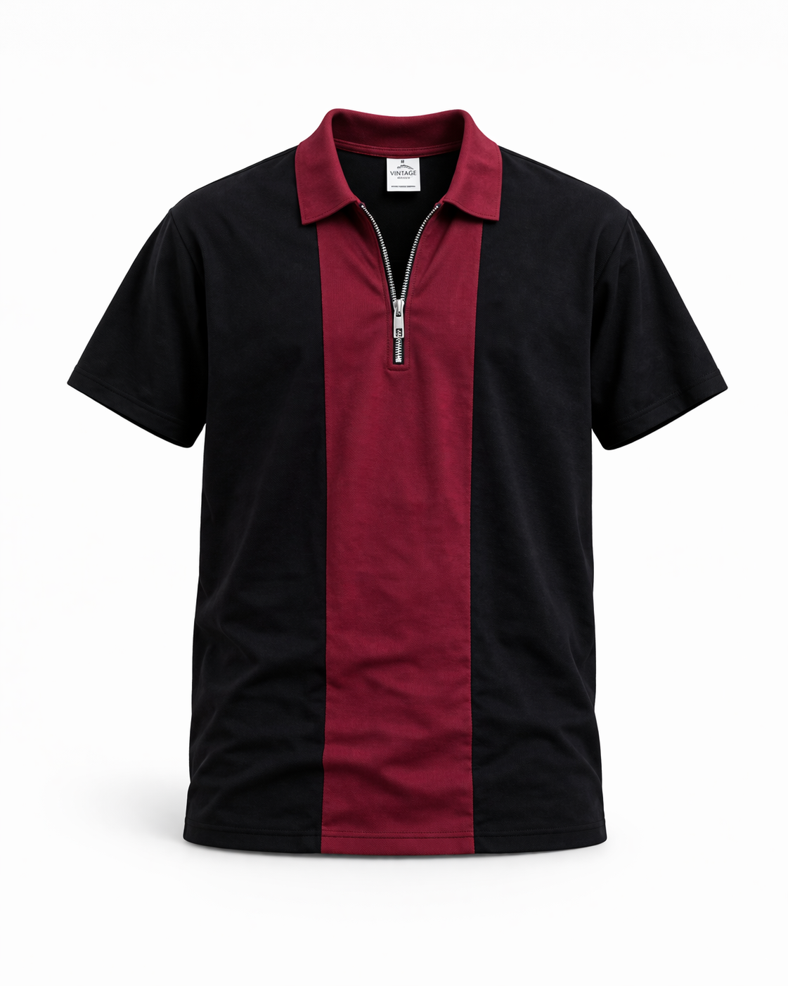 Pack of 2 Panel Zip Polo