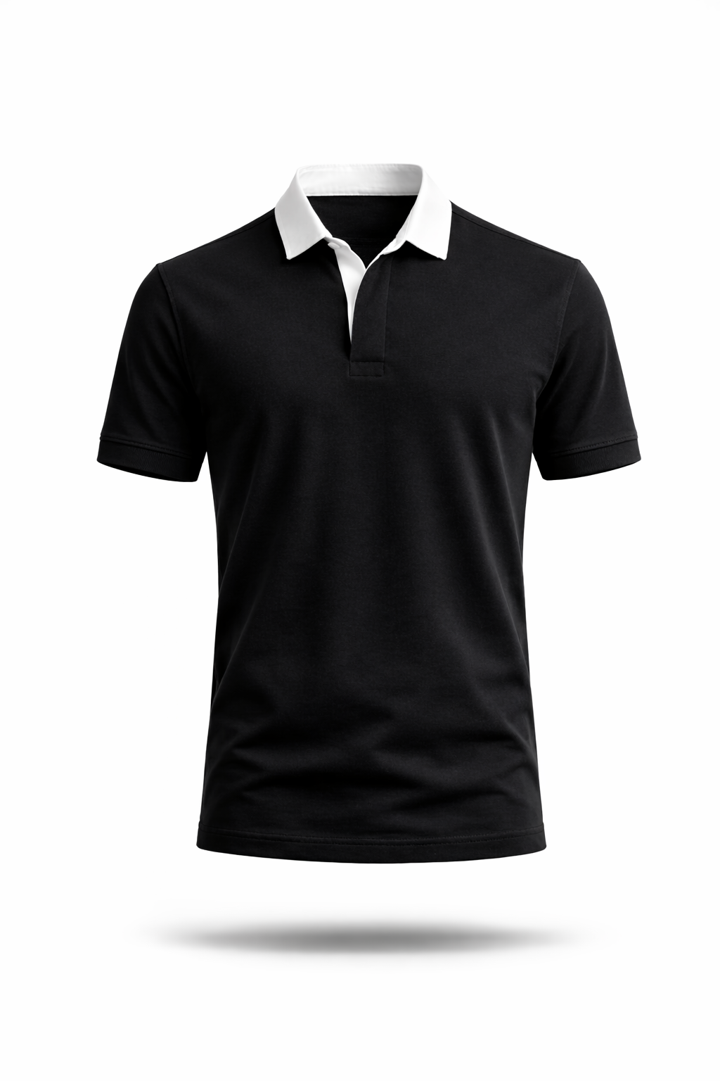 Pack of 2 Two Tone Johnny Collar Polos