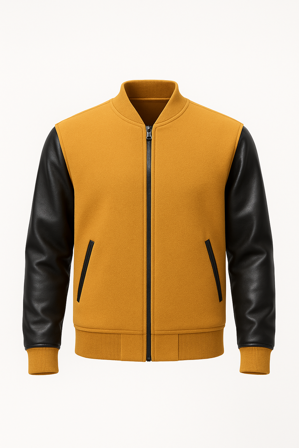 Men’s Bomber Jacket - Mustard