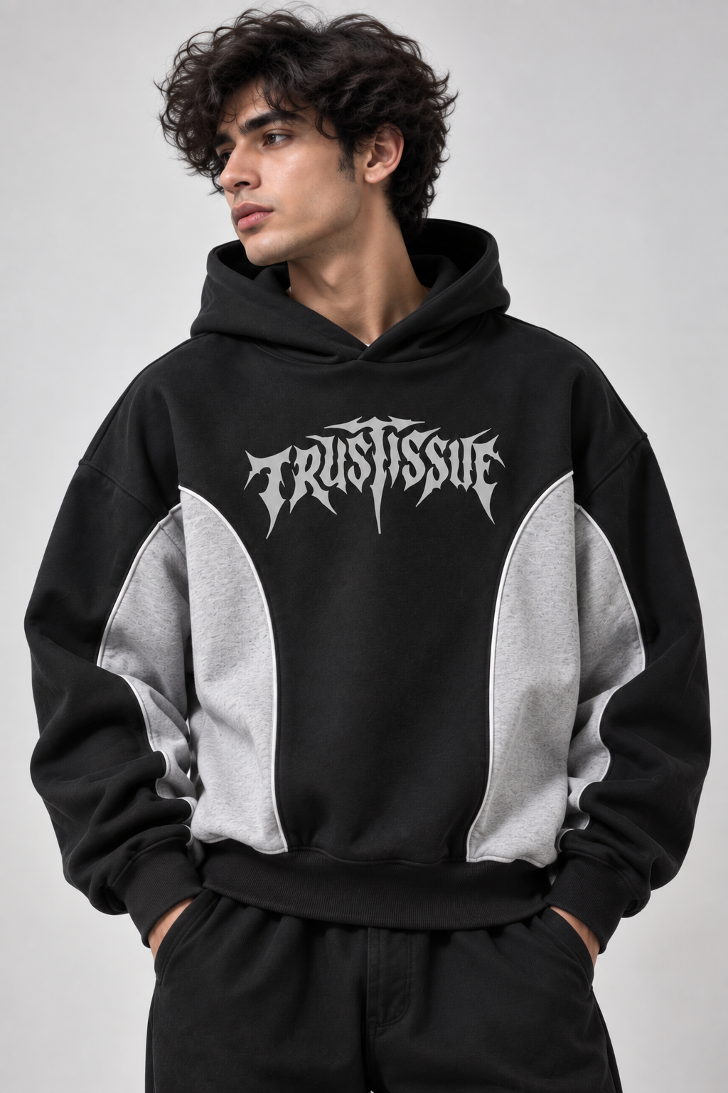 Pack of 2 Oversized Streetwear Graphic Hoodies