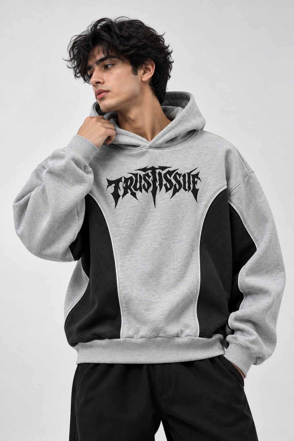 Pack of 2 Oversized Streetwear Graphic Hoodies