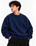 Navy Blue - Premium Oversized Men’s Sweatshirt