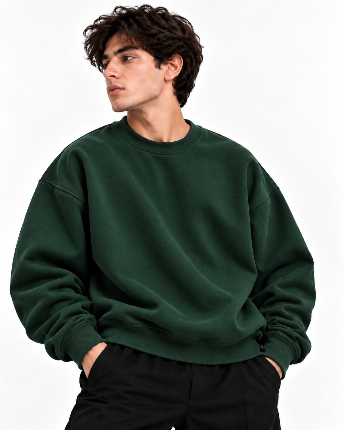 Green - Premium Oversized Men’s Sweatshirt