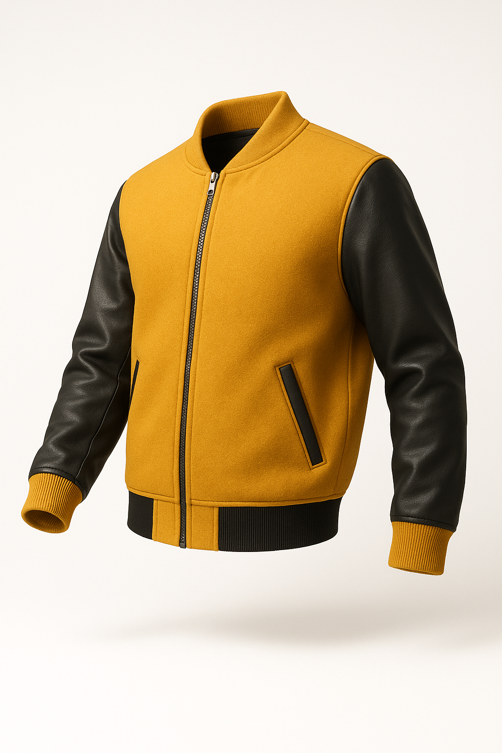 Men’s Bomber Jacket - Yellow