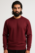 Pack of 2 Basic Maroon & Green Premium Men’s Sweatshirt