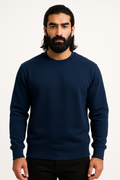 Pack of 2 Basic Blue & Grey Premium Men’s Sweatshirt