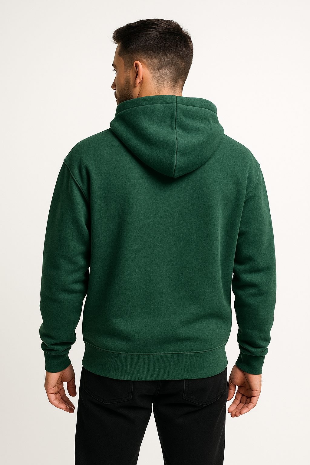 Pack of 2 Basic White & Green Hoodies