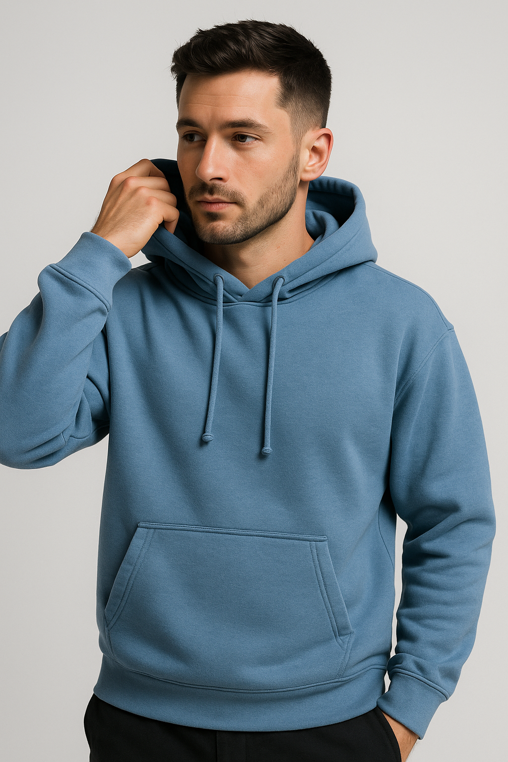 Pack of 2 Basic Blue & Beige Hoodies