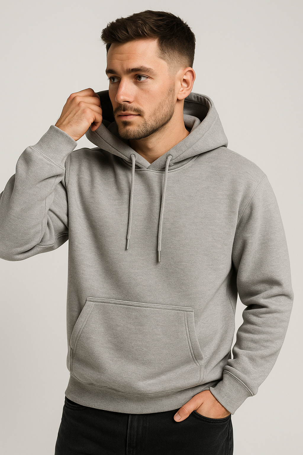 Pack of 2 Basic Charcoal & Grey Hoodies