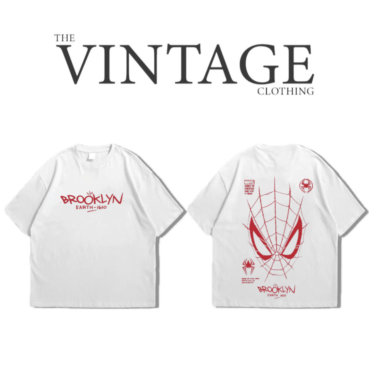 Brooklyn Oversized Dropshoulder Tee - DTF Printed Tshirt for Men and Women