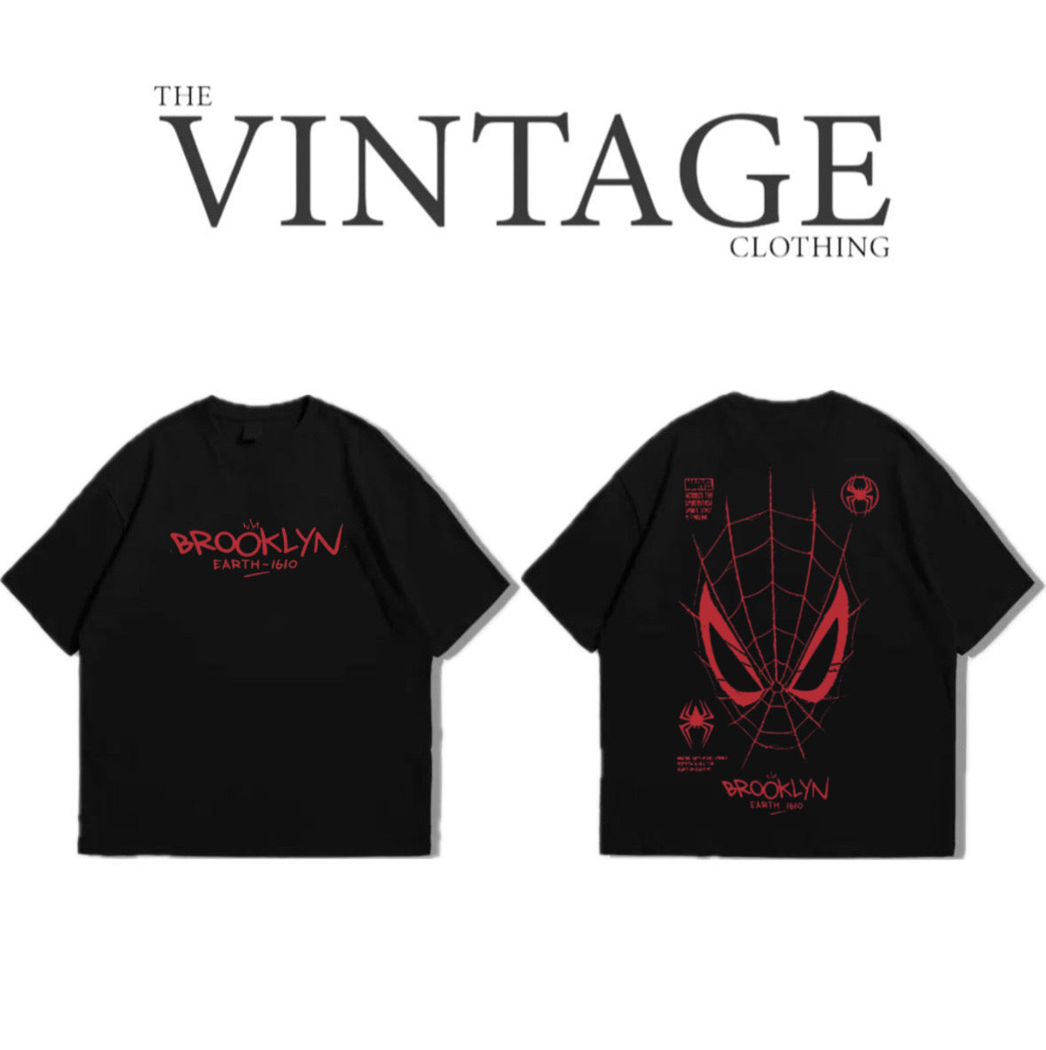 Brooklyn Oversized Dropshoulder Tee - DTF Printed Tshirt for Men and Women