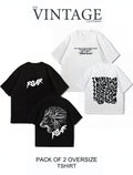 Oversized Dropshoulder Graphic DTF Printed Tshirt For Men and Women