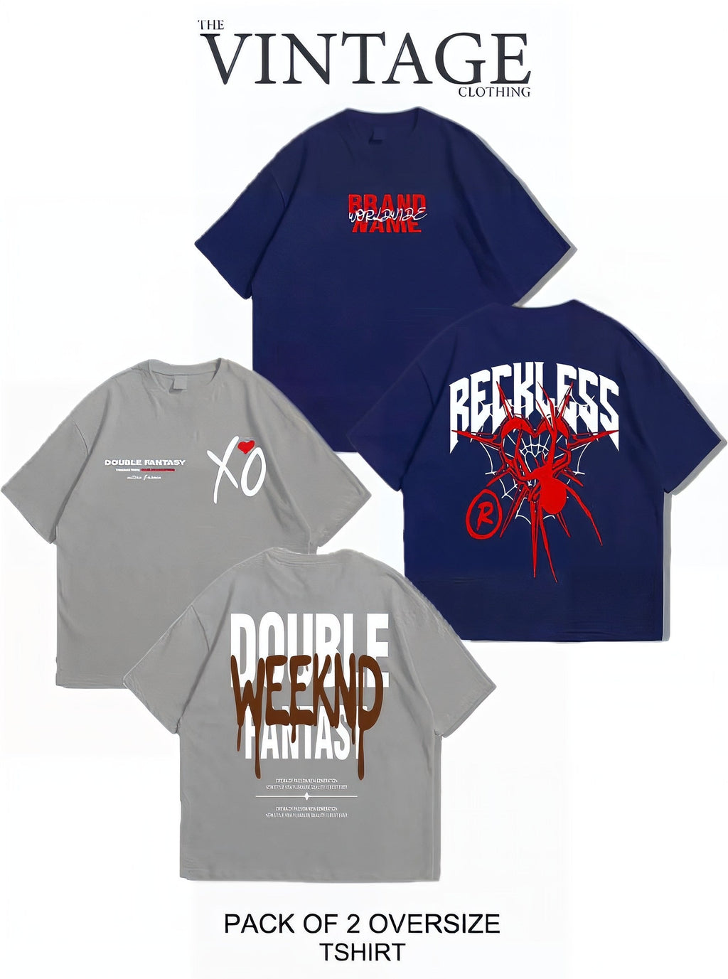 Oversized Dropshoulder Graphic DTF Printed Tshirt For Men and Women