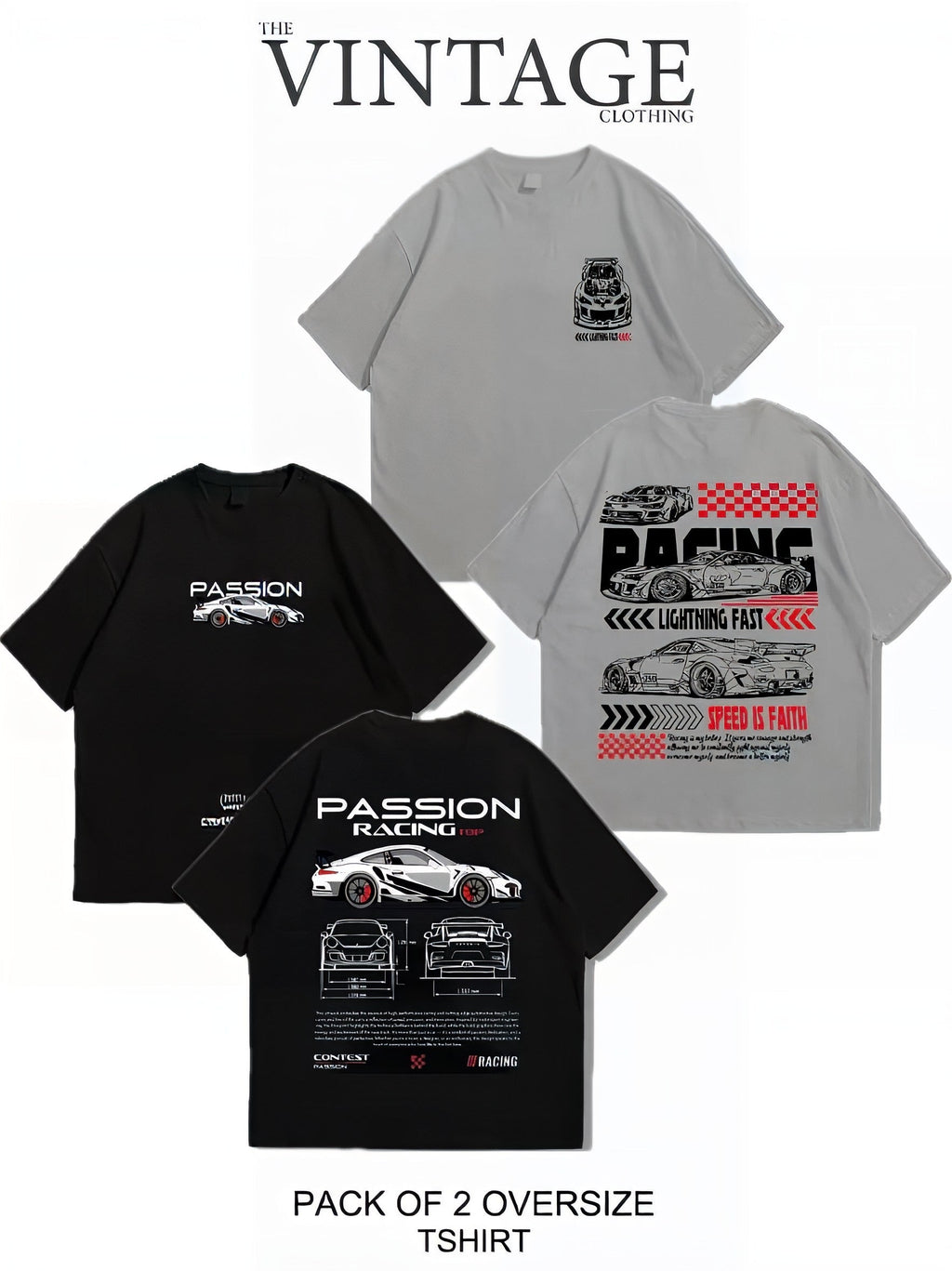 Oversized Dropshoulder Graphic DTF Printed Tshirt For Men and Women