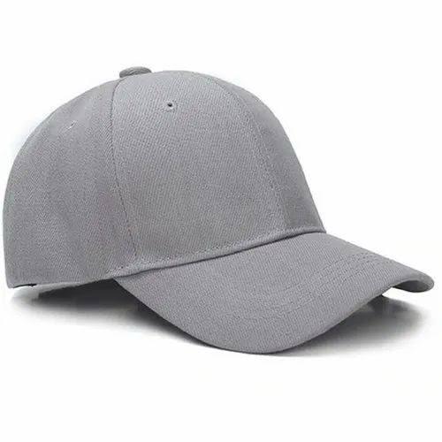 Grey Plain Caps