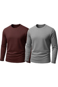 Pack of 2 Men’s Full Sleeves T-Shirts
