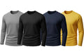 Pack of 4 Men’s Full Sleeves T-Shirts