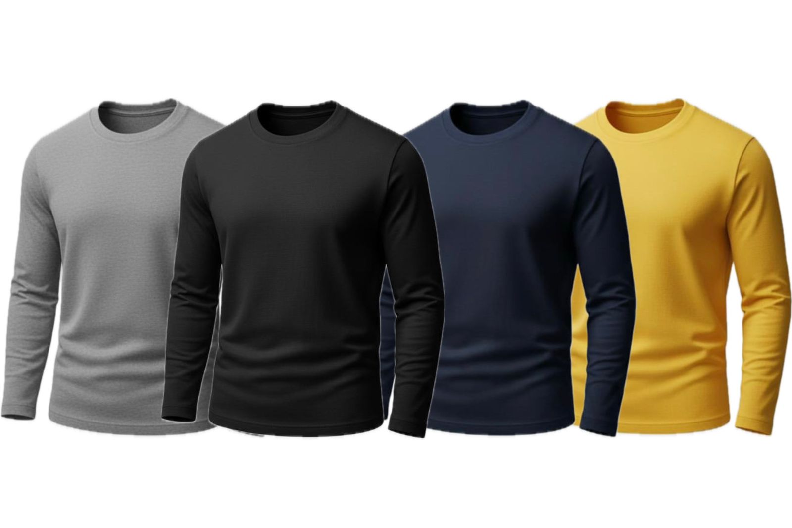 Pack of 4 Men’s Full Sleeves T-Shirts