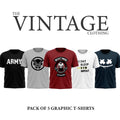 Pack of 5 Printed T-Shirt