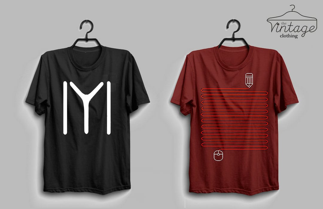 Pack of 2 Printed T-Shirts